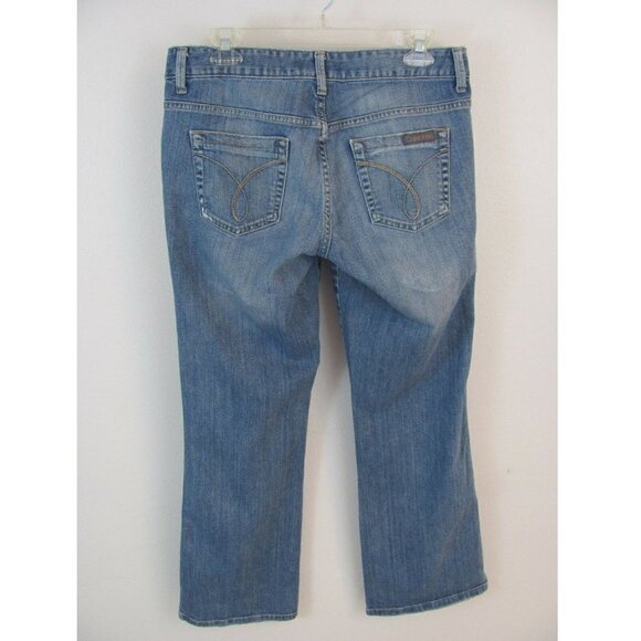 Calvin Klein Jeans Women's Size 8 (31 x 29) Ultimate Boot Cut Light Wash Stretch - Picture 11 of 12